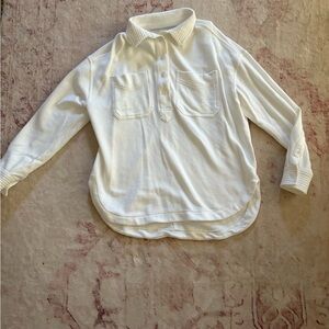Aerie White Long Sleeve Shirt